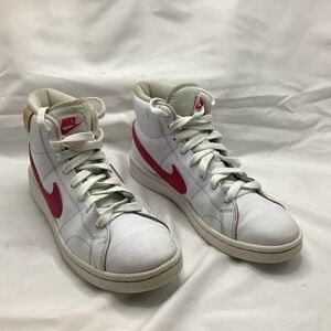 Nike Court Royale 2 Mid White red Womens Sneakers CT1725-104 Size 7